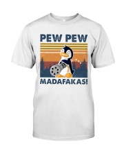 Penguin Pew Pew Madafakas Classic T-Shirt tile