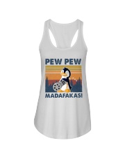 Penguin Pew Pew Madafakas Ladies Flowy Tank tile
