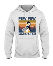 Penguin Pew Pew Madafakas Hooded Sweatshirt front