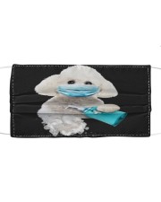 Bichon Frise Wash Hands Mask tile