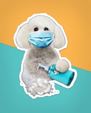 Bichon Frise Wash Hands Sticker - Single (Vertical) aos-sticker-single-vertical-lifestyle-front-02