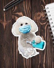 Bichon Frise Wash Hands Sticker - Single (Vertical) aos-sticker-single-vertical-lifestyle-front-05