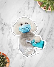 Bichon Frise Wash Hands Sticker - Single (Vertical) aos-sticker-single-vertical-lifestyle-front-06