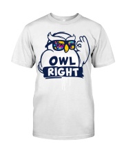 Owl Right Premium Fit Mens Tee tile
