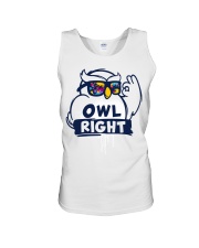 Owl Right Unisex Tank tile