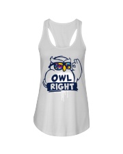 Owl Right Ladies Flowy Tank tile