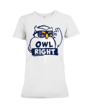 Owl Right Premium Fit Ladies Tee tile