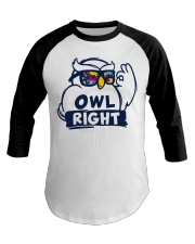 Owl Right Baseball Tee tile