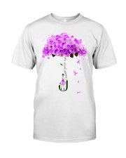 Never Give Up Fibromyalgia Premium Fit Mens Tee tile