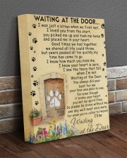 Cat will be waiting at the door - Beige color 11x14 Gallery Wrapped Canvas Prints aos-canvas-pgw-11x14-lifestyle-front-10