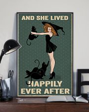 Black cat girl poster 11x17 Poster lifestyle-poster-2