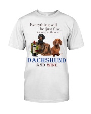 dachshund Premium Fit Mens Tee tile