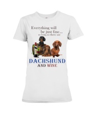 dachshund Premium Fit Ladies Tee tile