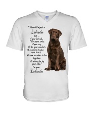 Labrador V-Neck T-Shirt tile