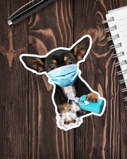 Chihuahua Wash Hands Sticker - Single (Vertical) aos-sticker-single-vertical-lifestyle-front-05
