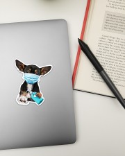 Chihuahua Wash Hands Sticker - Single (Vertical) aos-sticker-single-vertical-lifestyle-front-18