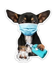 Chihuahua Wash Hands Sticker - Single (Vertical) front