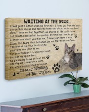 Cat Waiting At The Door 30x20 Gallery Wrapped Canvas Prints aos-canvas-pgw-30x20-lifestyle-front-01