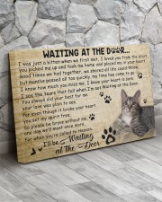 Cat Waiting At The Door 30x20 Gallery Wrapped Canvas Prints aos-canvas-pgw-30x20-lifestyle-front-13