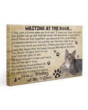 Cat Waiting At The Door 30x20 Gallery Wrapped Canvas Prints front