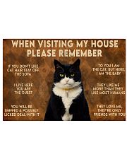 When visiting my house please remember 17x11 Poster front