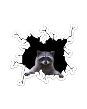 Racoon Crack Sticker tile