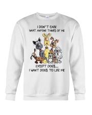 I want dogs to like me Crewneck Sweatshirt tile