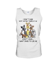 I want dogs to like me Unisex Tank tile