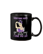 Everything Hurts And I Still Smile Fibromyalgia Mug tile