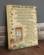 Personalized Dog Waiting At The Door 11x14 Gallery Wrapped Canvas Prints aos-canvas-pgw-11x14-lifestyle-front-10