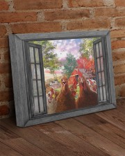 Farm chicken 20x16 Gallery Wrapped Canvas Prints aos-canvas-pgw-20x16-lifestyle-front-09