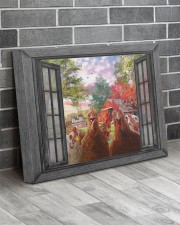 Farm chicken 20x16 Gallery Wrapped Canvas Prints aos-canvas-pgw-20x16-lifestyle-front-12