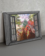 Farm chicken 20x16 Gallery Wrapped Canvas Prints aos-canvas-pgw-20x16-lifestyle-front-15
