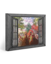 Farm chicken 20x16 Gallery Wrapped Canvas Prints front