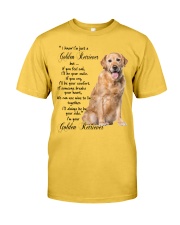 Golden Retriever Classic T-Shirt front