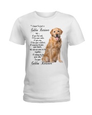 Golden Retriever Ladies T-Shirt tile