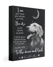 Your Golden Retriever 11x14 Gallery Wrapped Canvas Prints front