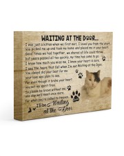 Calie will be waiting At The Door 14x11 Gallery Wrapped Canvas Prints front