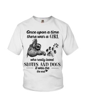 Sloth And Dogs Youth T-Shirt tile