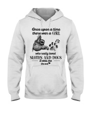 Sloth And Dogs Hooded Sweatshirt tile