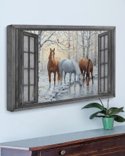 Snow Horse 30x20 Gallery Wrapped Canvas Prints aos-canvas-pgw-30x20-lifestyle-front-01