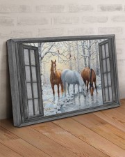 Snow Horse 30x20 Gallery Wrapped Canvas Prints aos-canvas-pgw-30x20-lifestyle-front-07