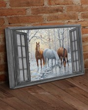 Snow Horse 30x20 Gallery Wrapped Canvas Prints aos-canvas-pgw-30x20-lifestyle-front-09