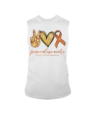 Peace Love Cure Multiple Sclerosis Sleeveless Tee tile