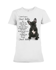 French bulldog Premium Fit Ladies Tee tile