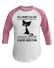 I'm A Grumpy Old Lady Baseball Tee tile