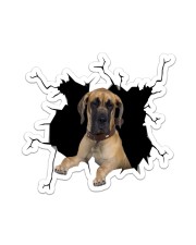 Great Danes Crack Sticker - Single (Vertical) front