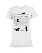 Cats Playing With Music Premium Fit Ladies Tee tile