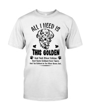 All I Need Is This Golden Retriever Classic T-Shirt tile