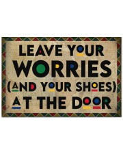 Leave your worries Doormat 22.5" x 15" front